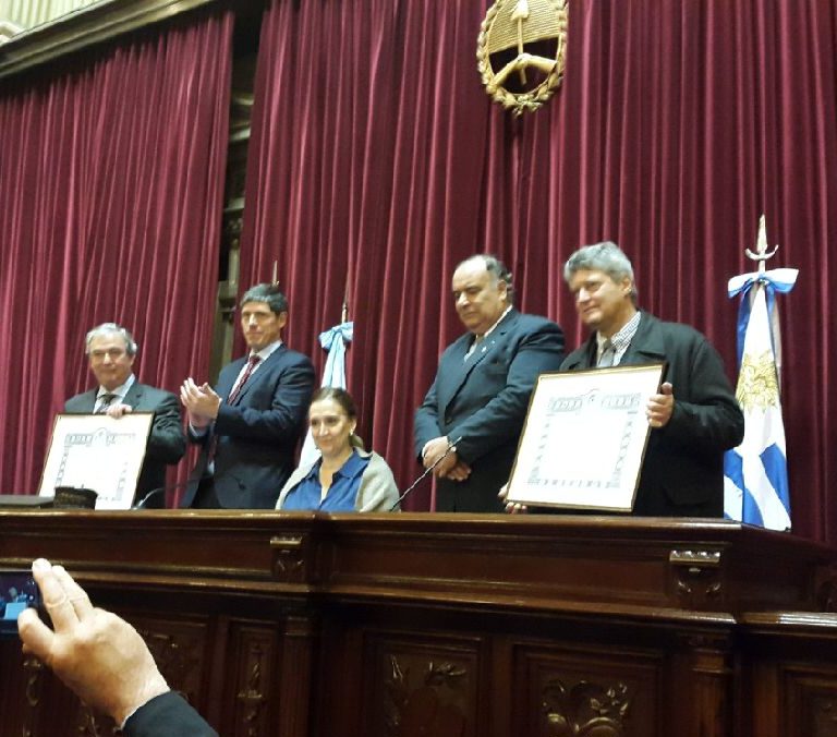 Homenaje en el Congreso Argentino